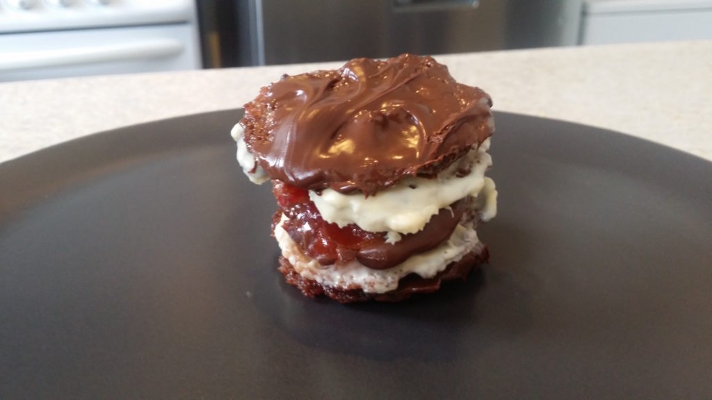 Tocino crujiente con chocolate