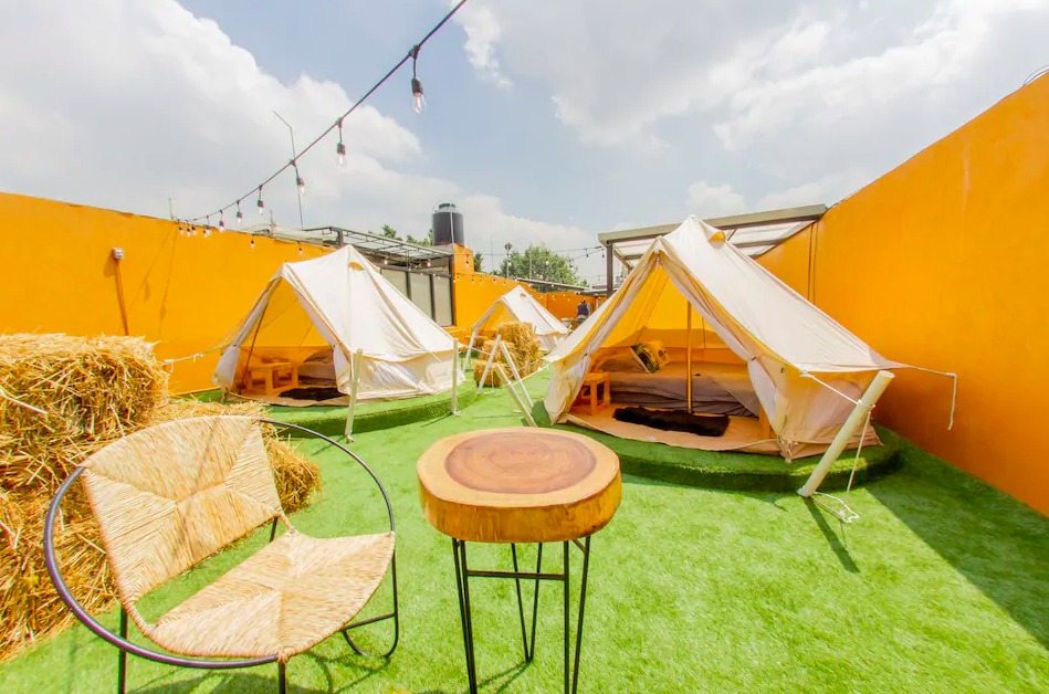 Este (original) alojamiento te permite hacer ‘glamping’ en plena CDMX