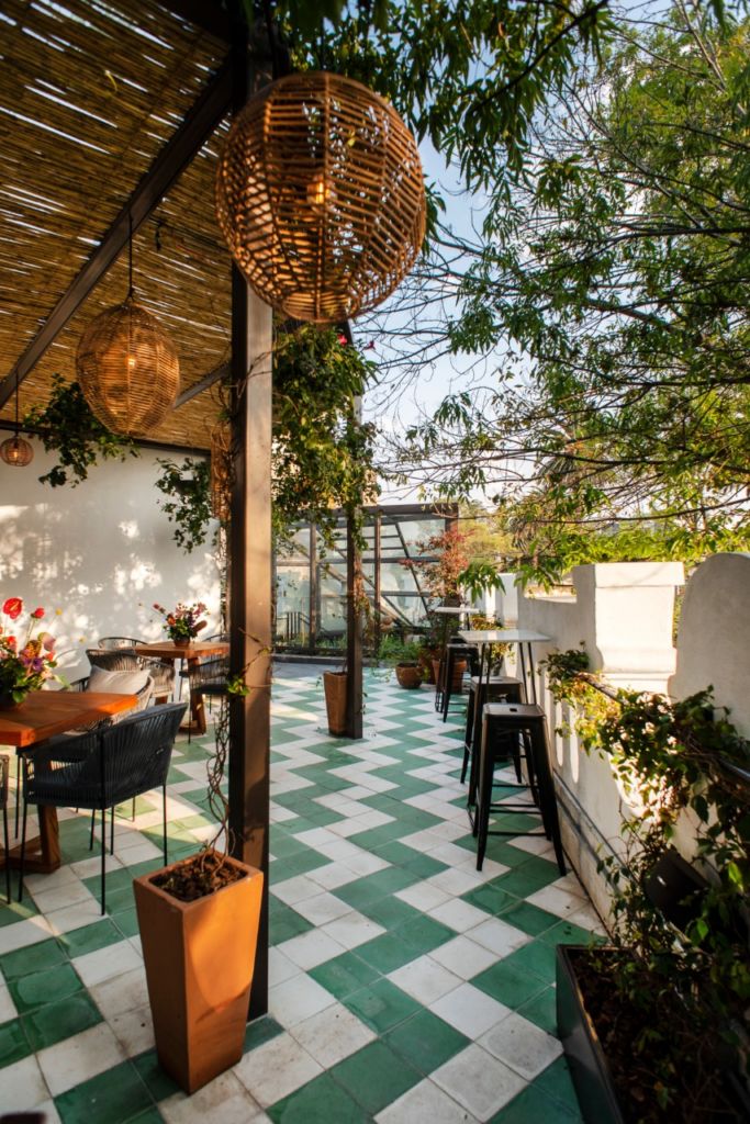 Terrazas en la colonia Roma