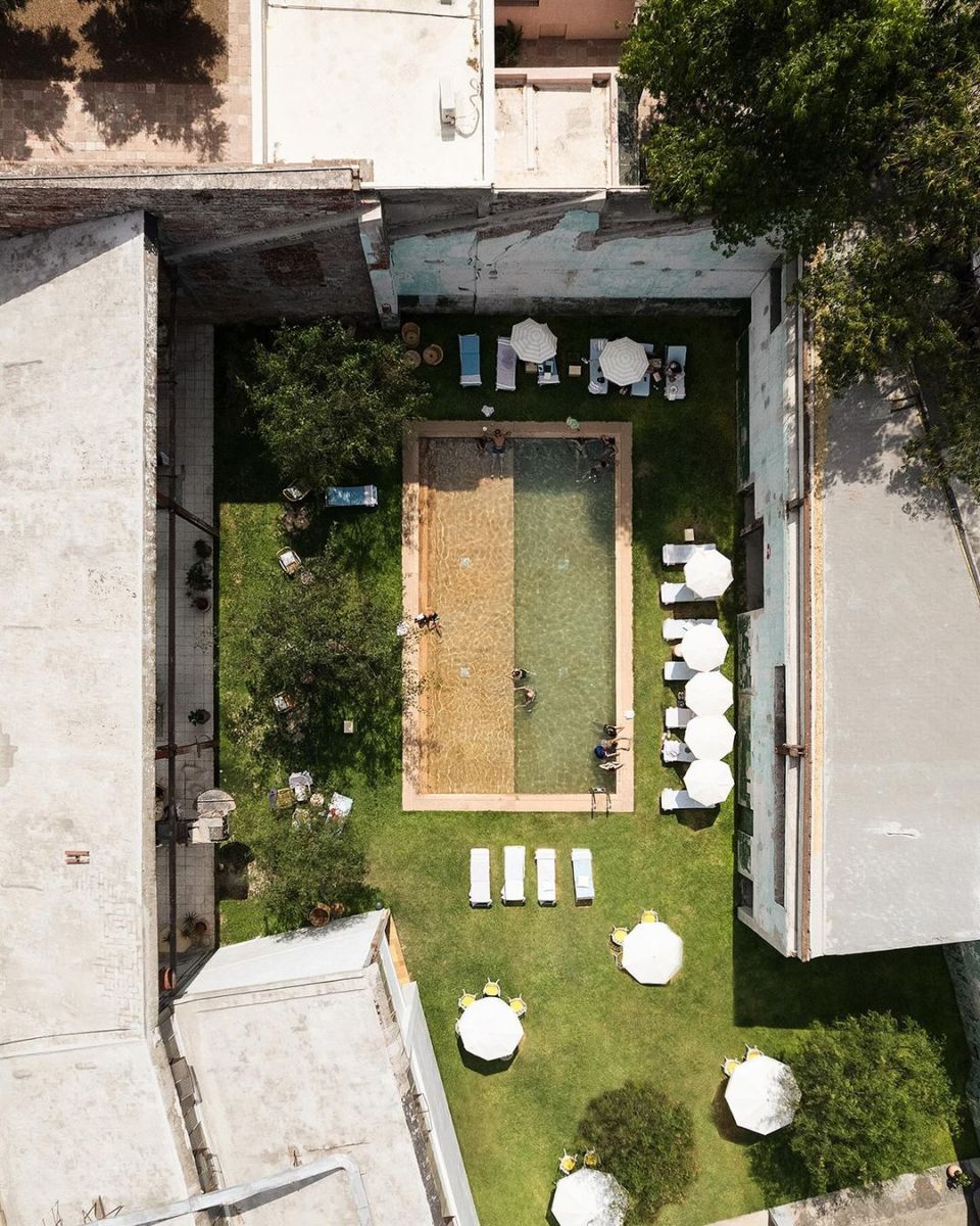 Alberca del Hotel Hércules