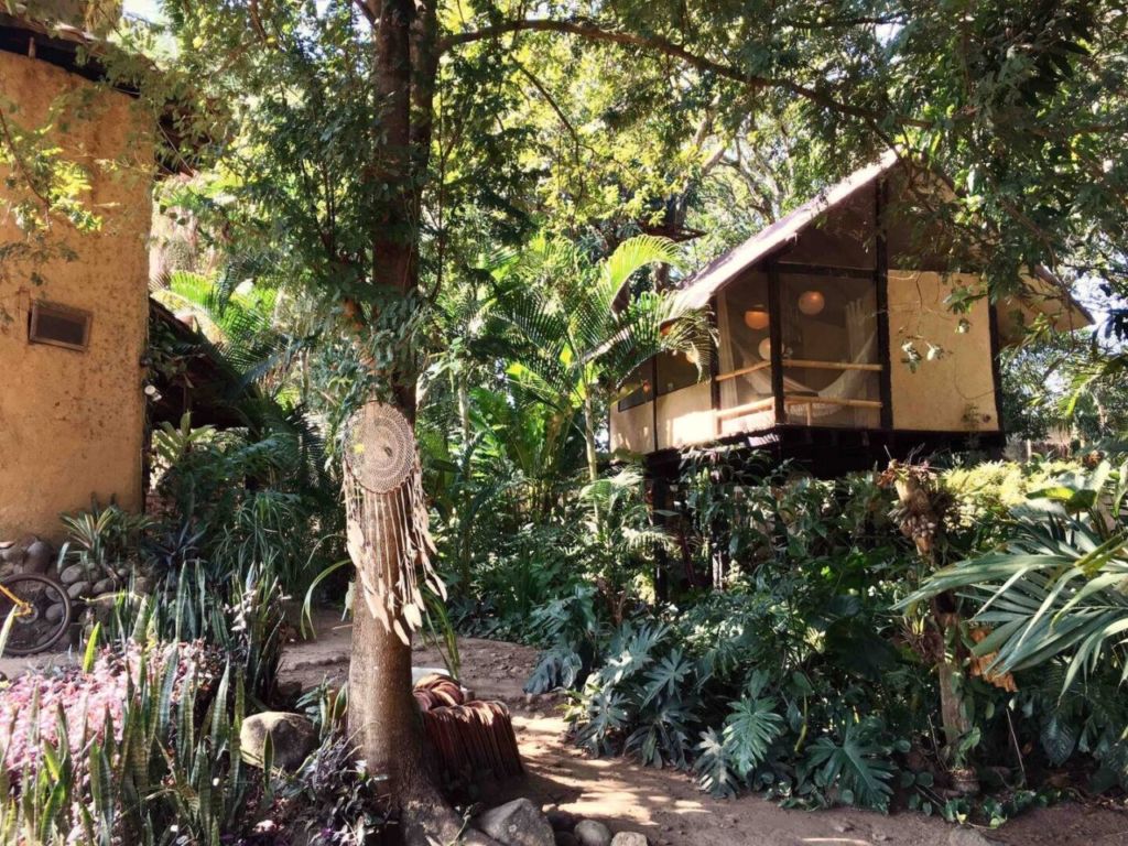 Hay una hermosa casa del árbol donde dormir entre la selva y el río (¡y puedes reservarla por Airbnb!)