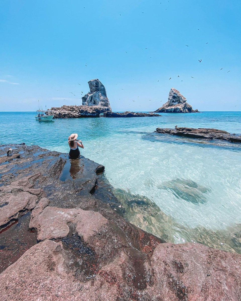 Albercas naturales en Isla Isabel, México