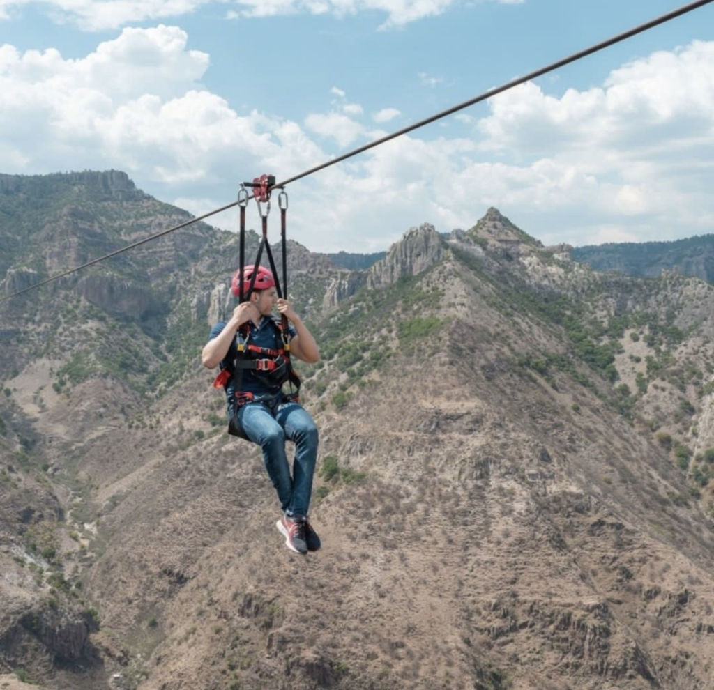 La tirolesa más larga del mundo se encuentra en México&nbsp;