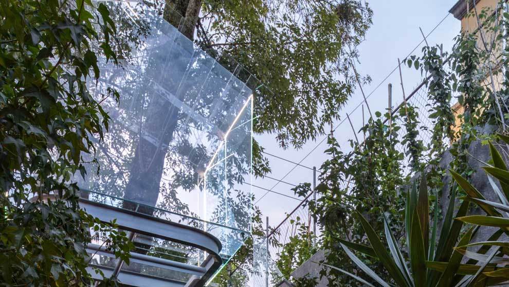 ¿Sabías qué? Hay una casa de cristal en medio del bosque en la CDMX&nbsp;