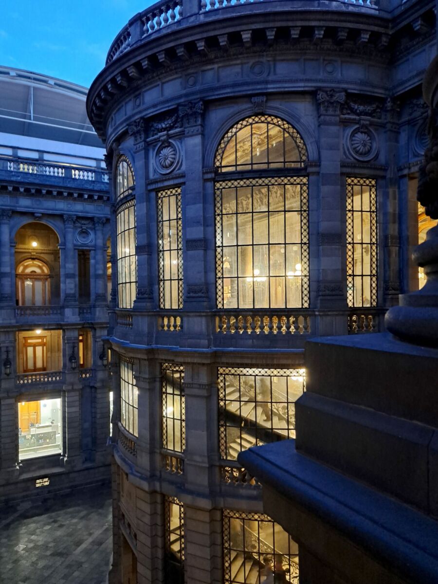 Ventanales del museo MUNAL de la ciudad de México