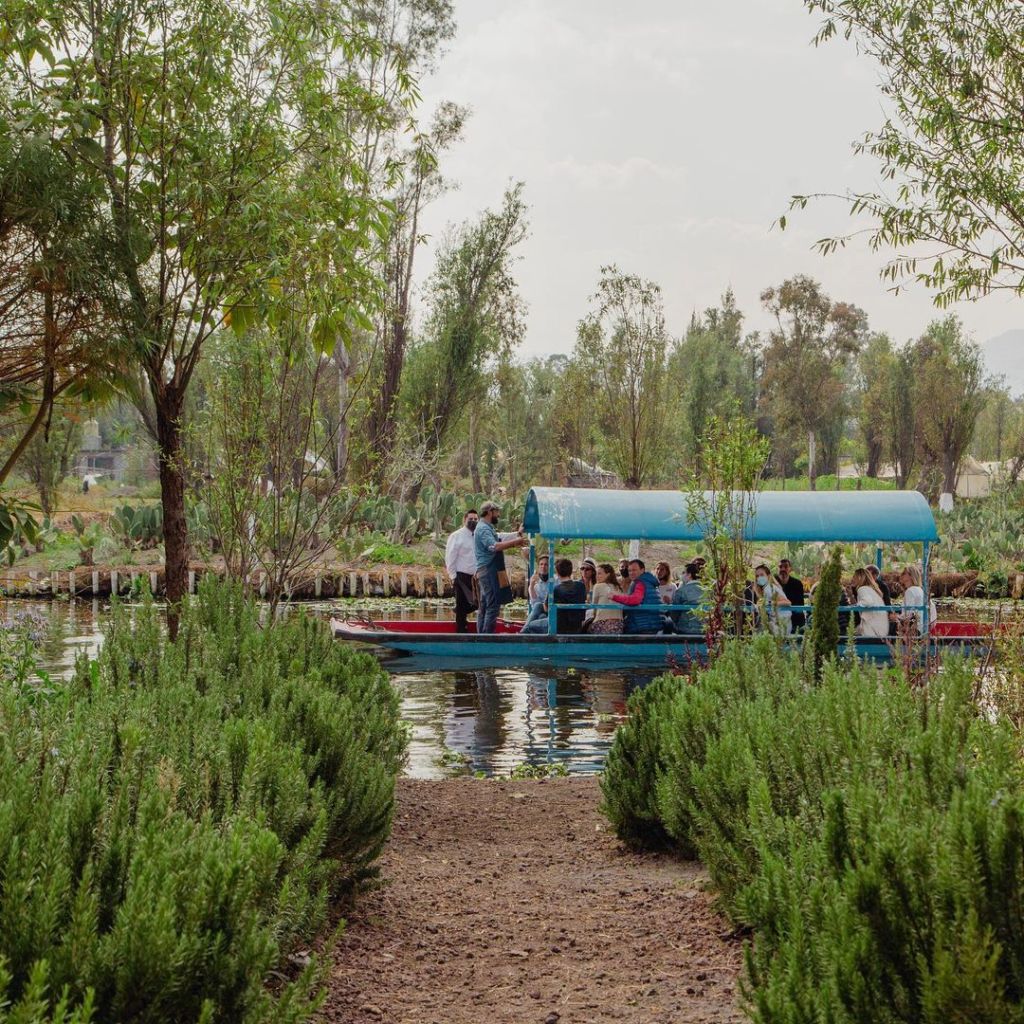 Recorre los canales de Xochimilco mientras saboreas los productos de sus chinampas
