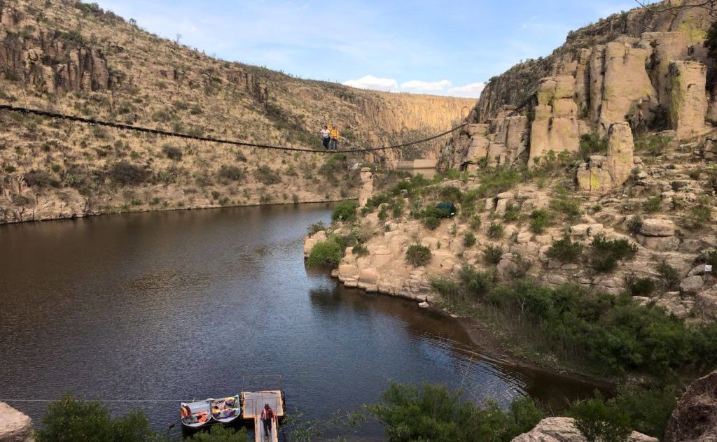 Este parque en Aguascalientes tiene los puentes colgantes más imponentes y espectaculares