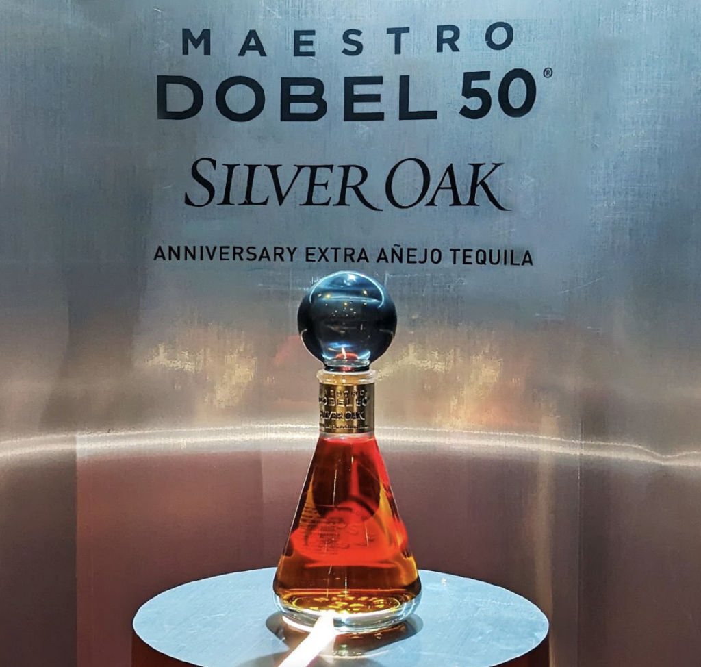 Este tequila está reposado en barricas de vino de la Bodega Silver Oak