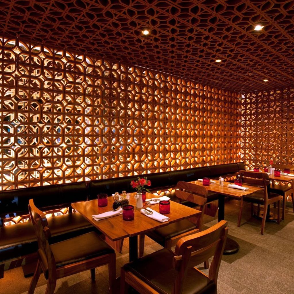 restaurante con celosía en la condesa