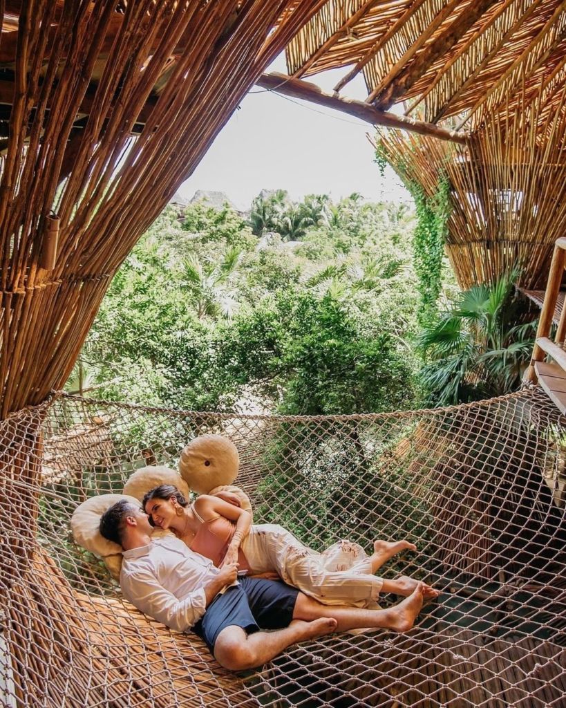 Restaurante con redes Tulum