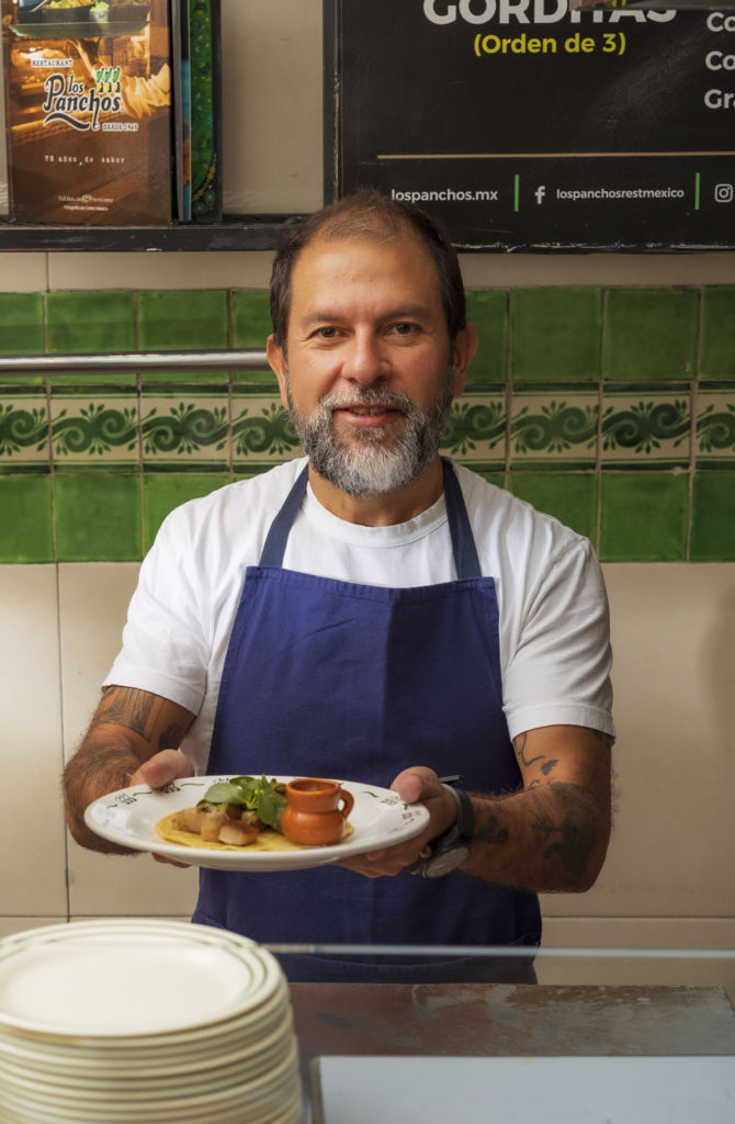 taco Enrique Olvera para Los Panchos 