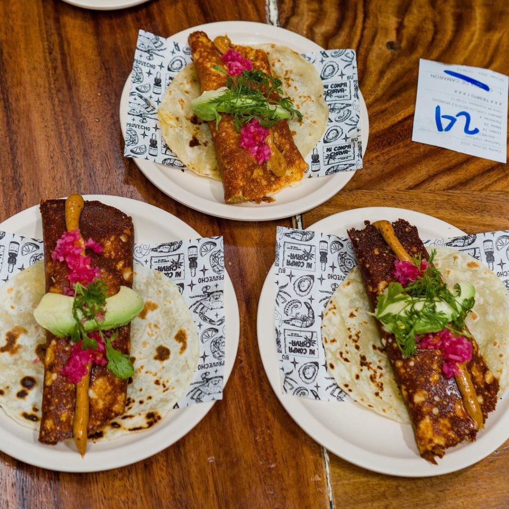 tacos de camarón