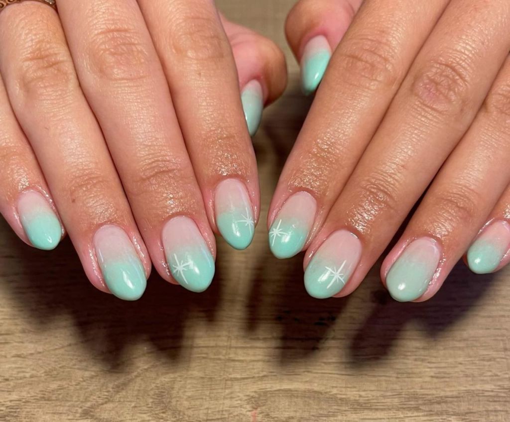 uñas virales matcha latte