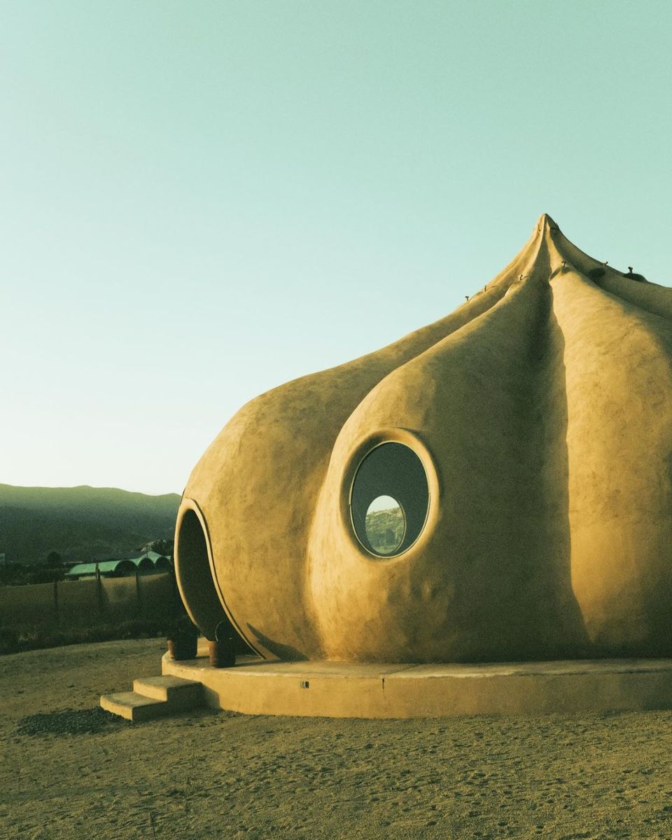 La fachada de este ‘wine bar’ en Valle de Guadalupe es lo más cool y surrealista que verás