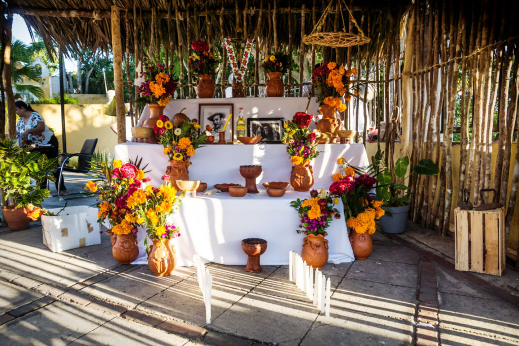 Festival de Ánimas Mérida altar de muertos 