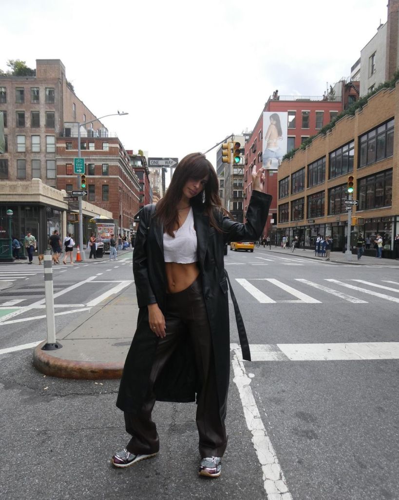 gabardina de cuero 2023 prenda otoño 