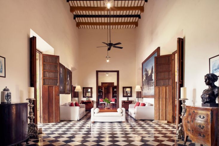 Haciendas en Yucatán Temozon lobby