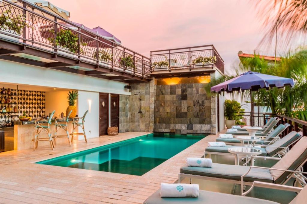 alojamiento de lujo en Cartagena, Colombia 