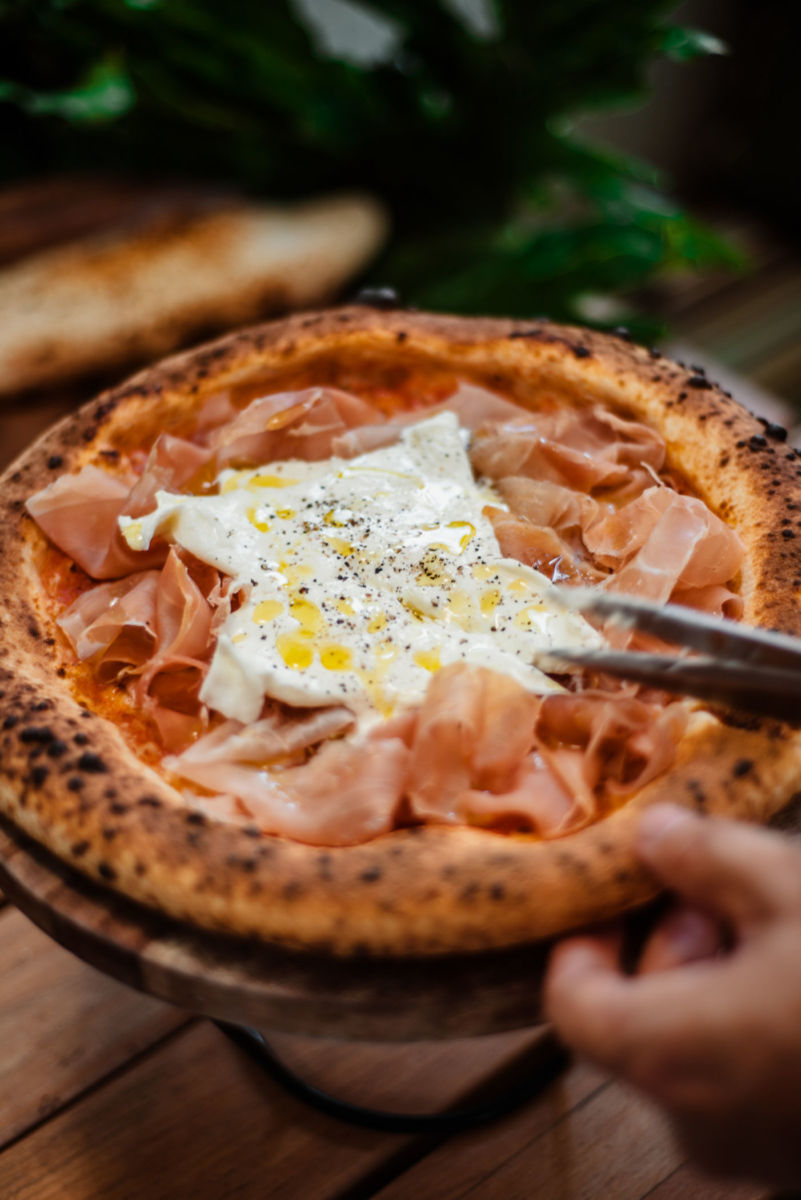 pizza de masa madre en polanco