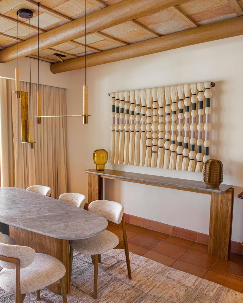 decoración con textiles mexicanos