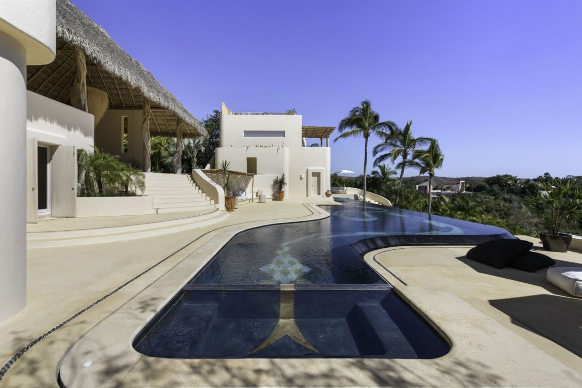 casa de playa con alberca infinita en jalisco