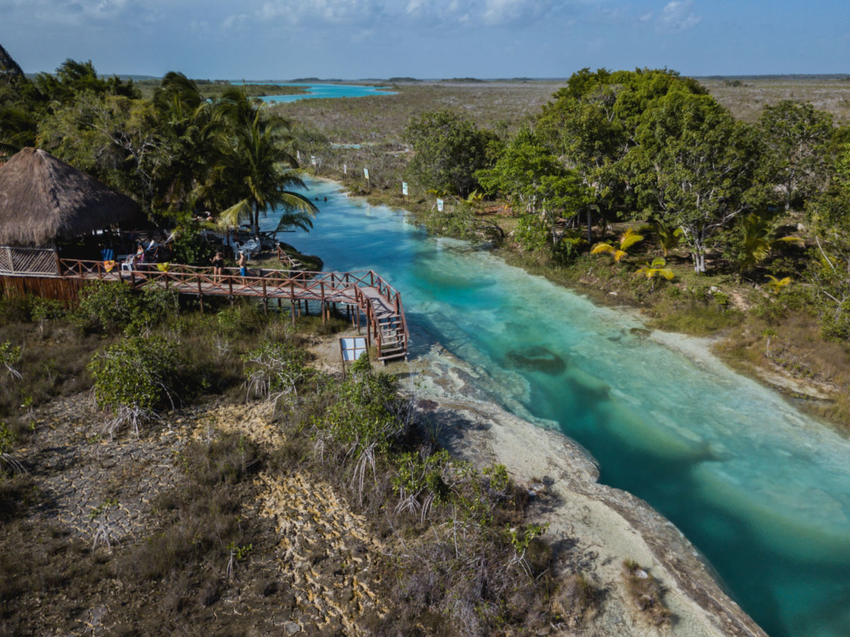Rápidos en Bacalar 
