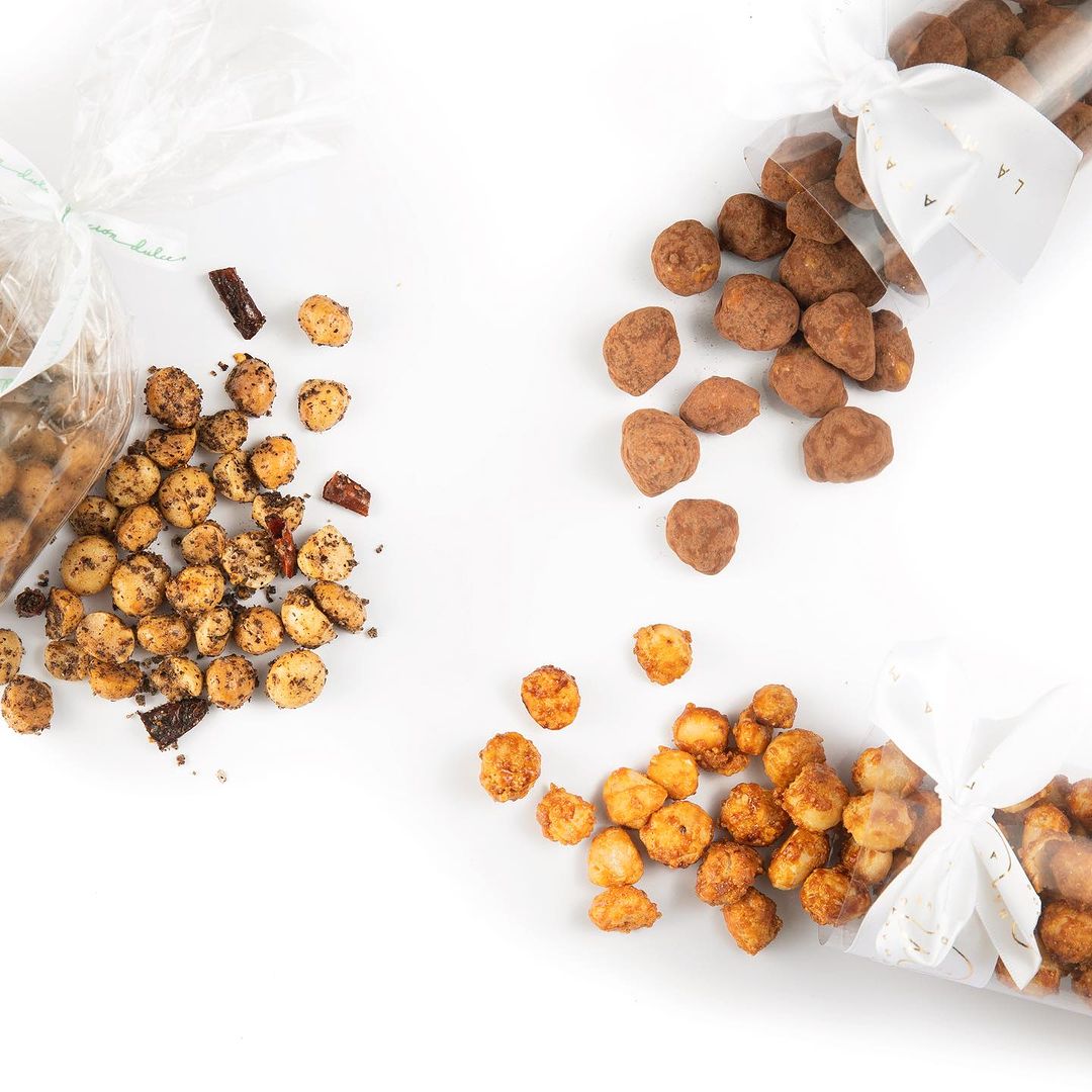 postres con macadamia