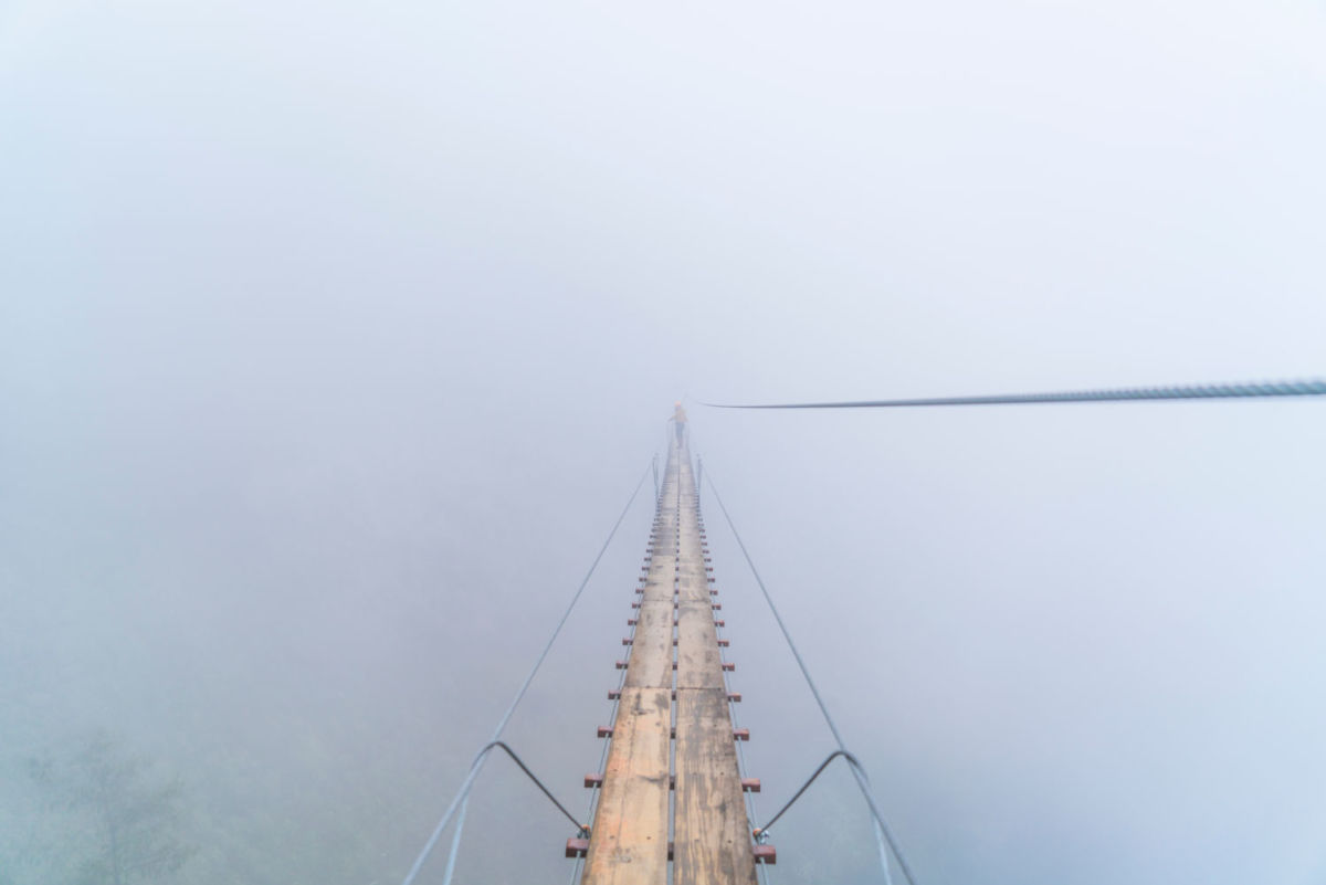 El puente tibetano más extremo de México está a solo 2 horas y de la CDMX