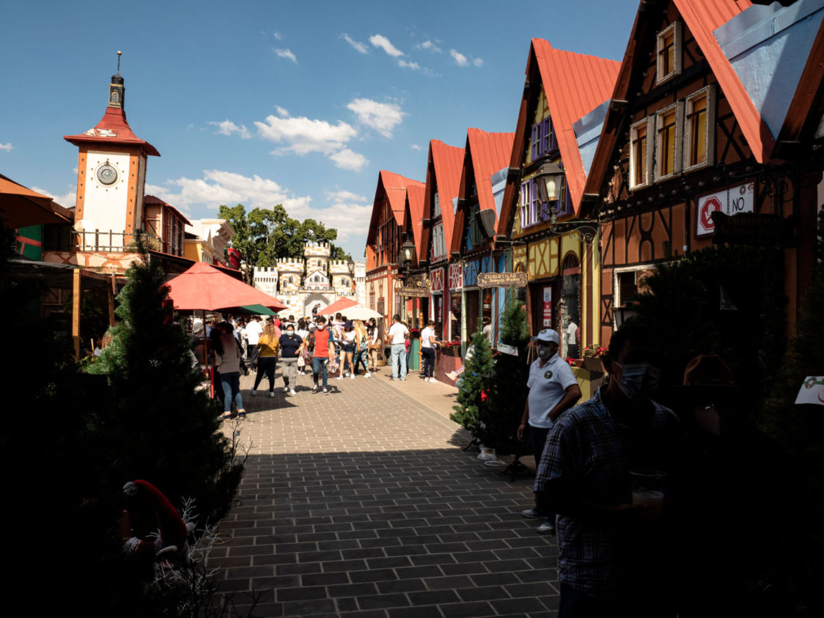 pueblo navideño en michoacan