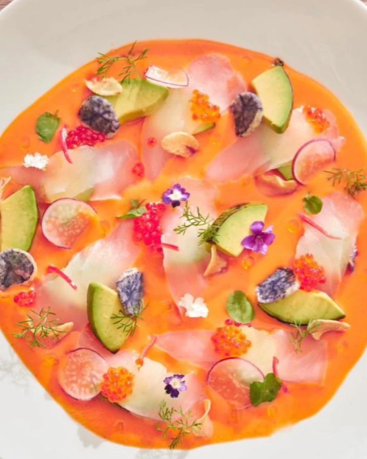 Tiradito de lenguado