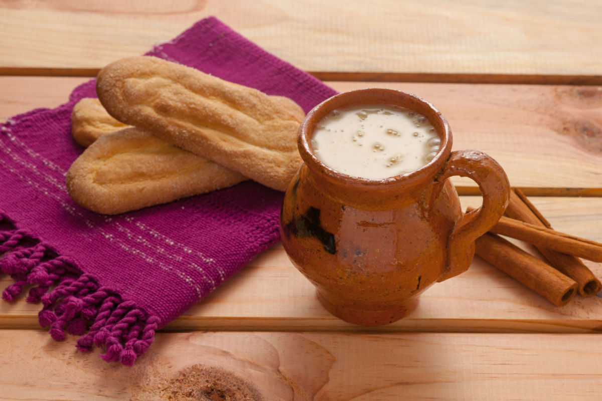 Atole de cacahuate