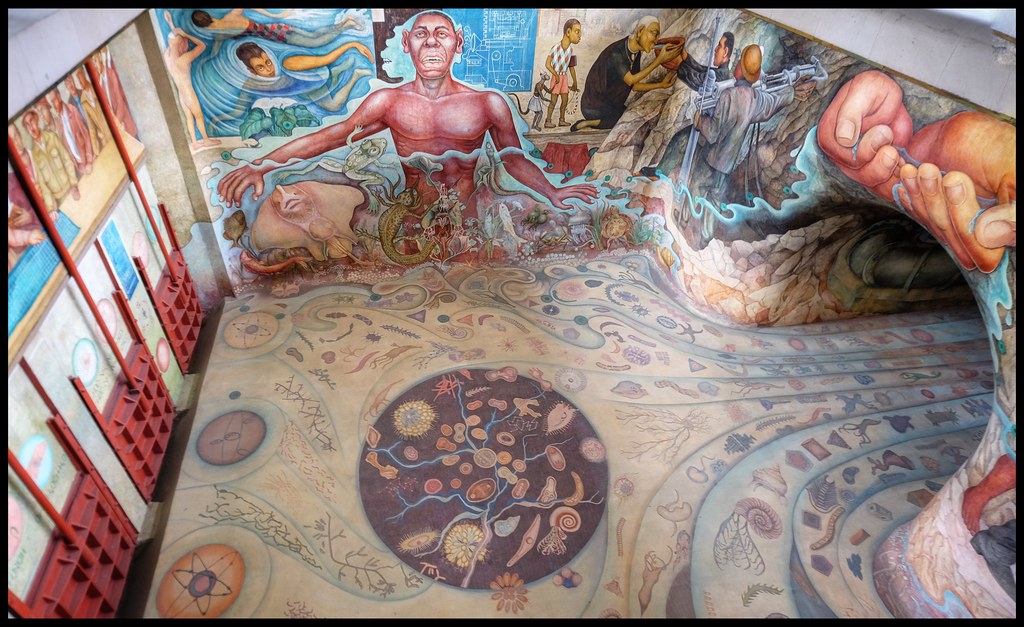 Murales de Diego Rivera en el Cárcamo de Dolores