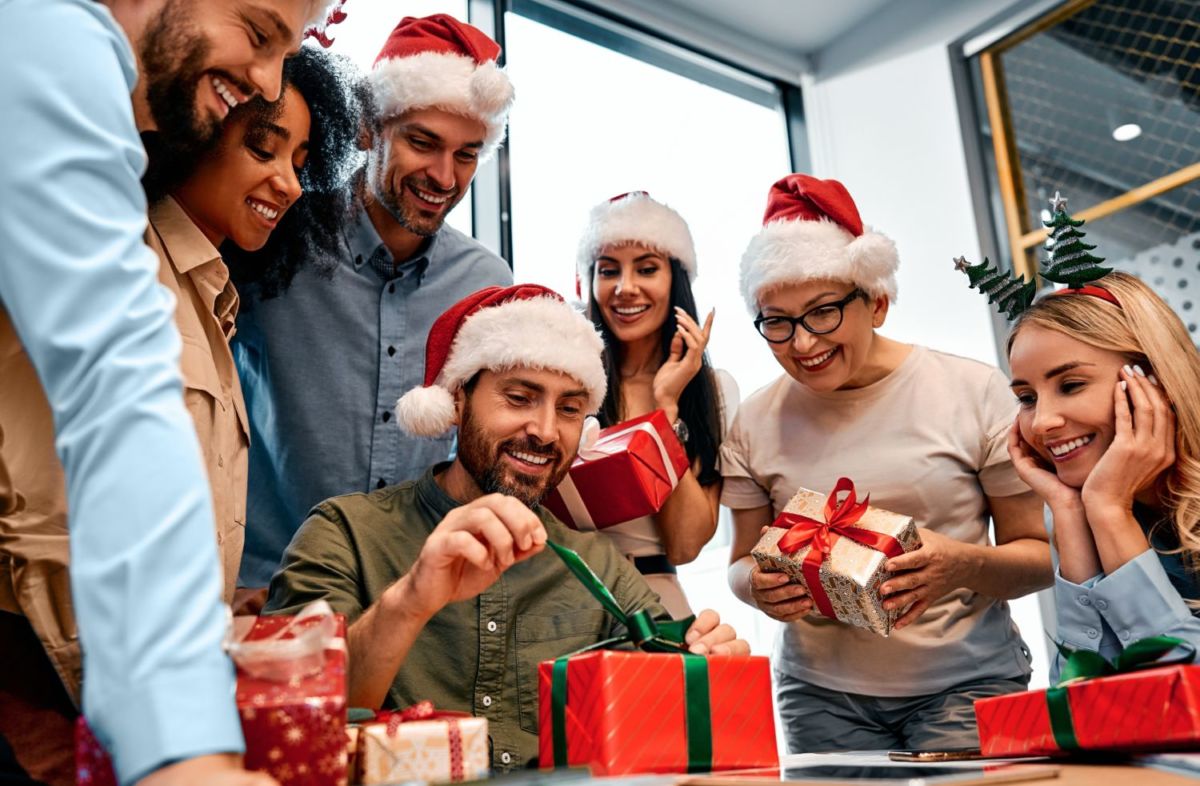 cena de navidad con amigos
