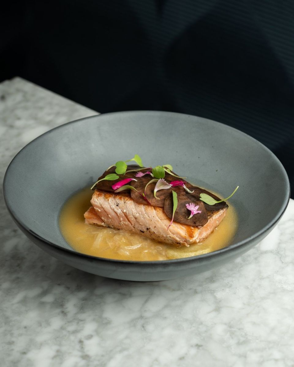 Salmón a las brasas