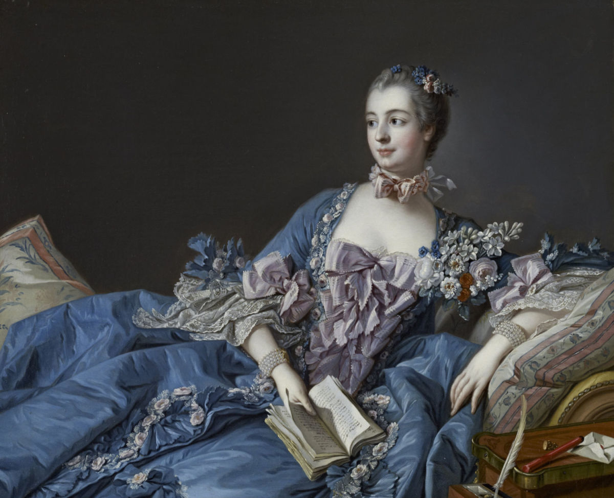 "Madame de Pompadur" (1758), Francois Boucher