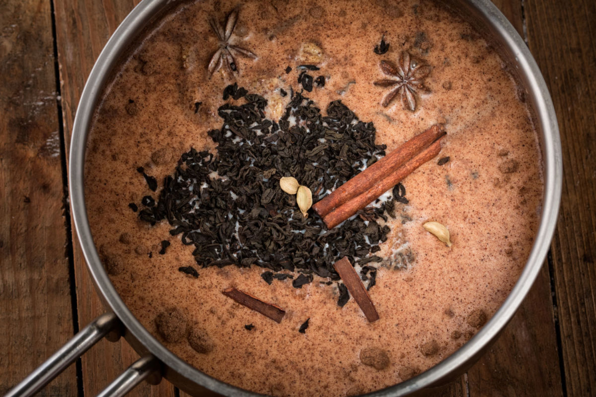 cómo preparar chai latte