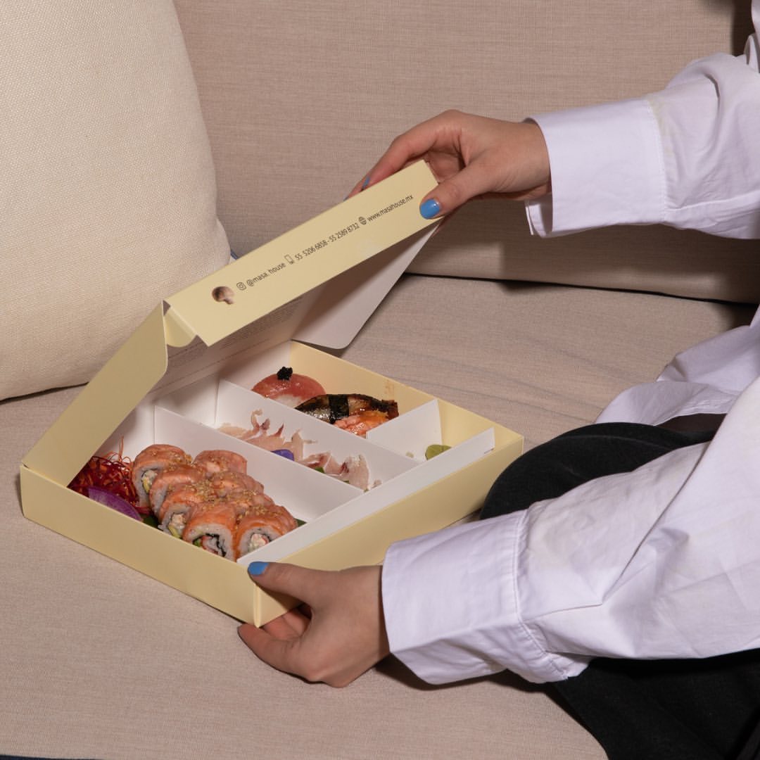 sushi boxes