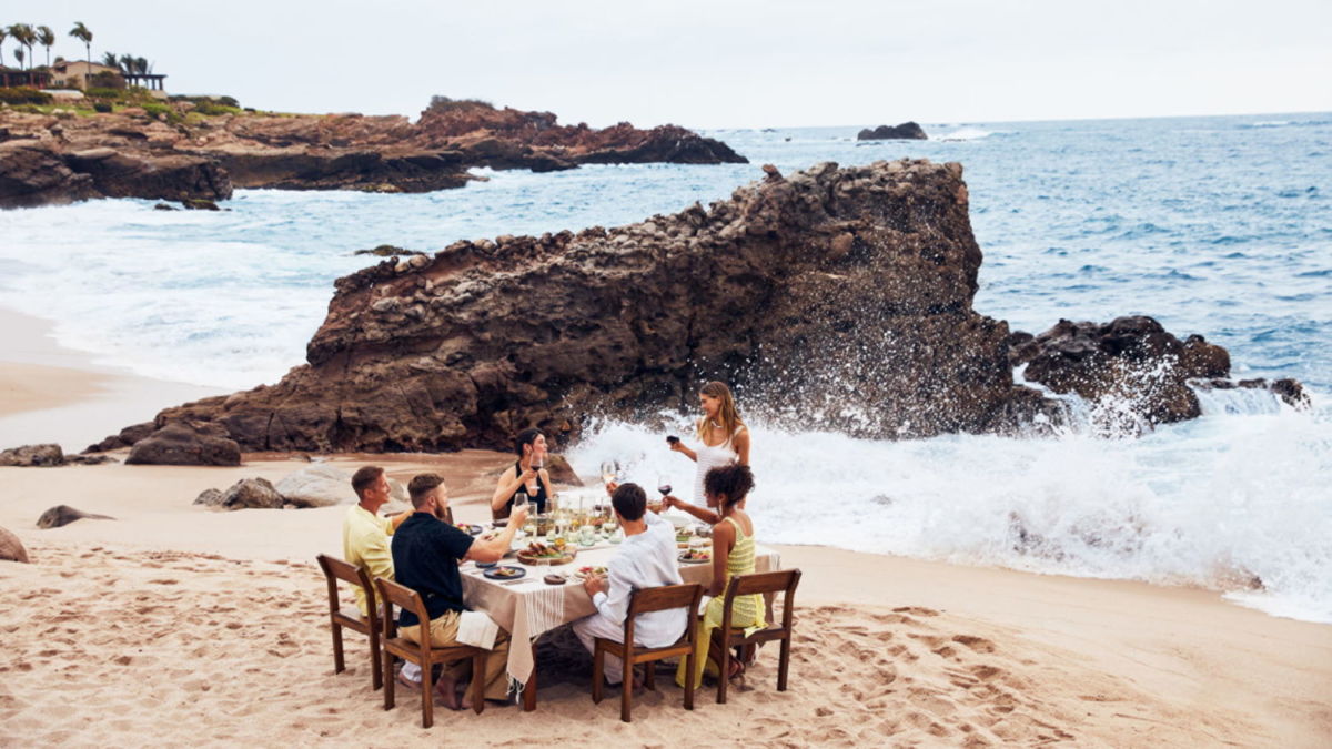 Cenas en la playa de Punta Mita