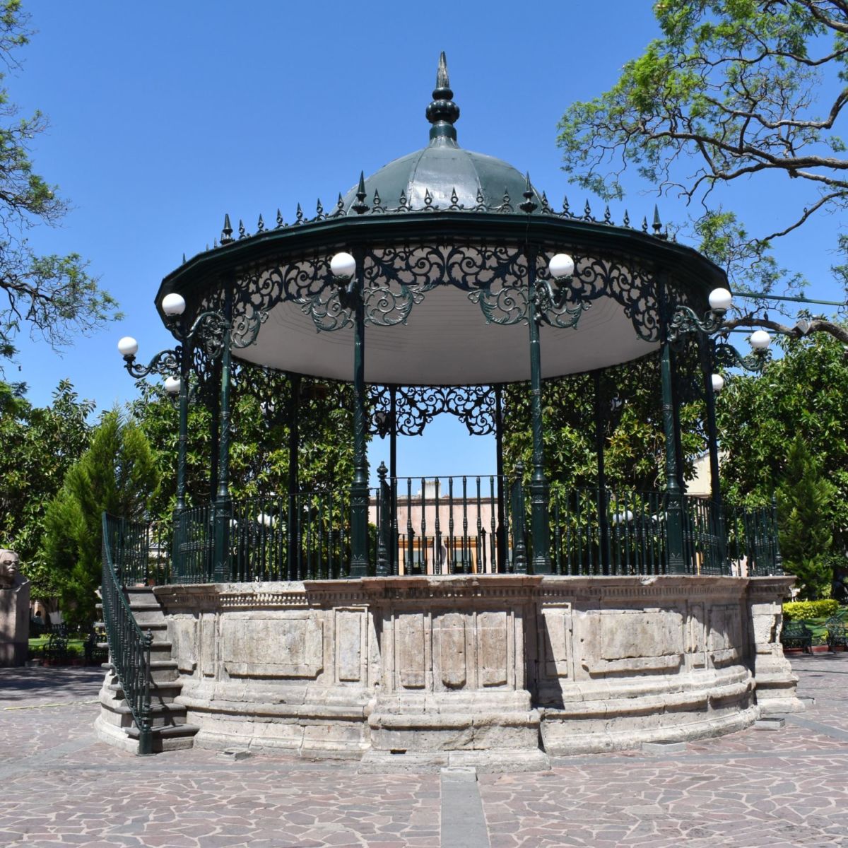 Plaza central de Lagos de Moreno