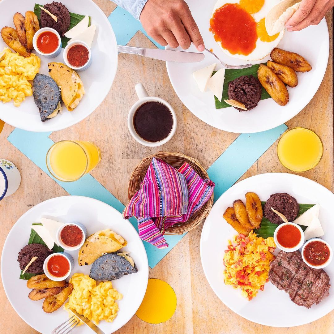 desayuno en Guatemala