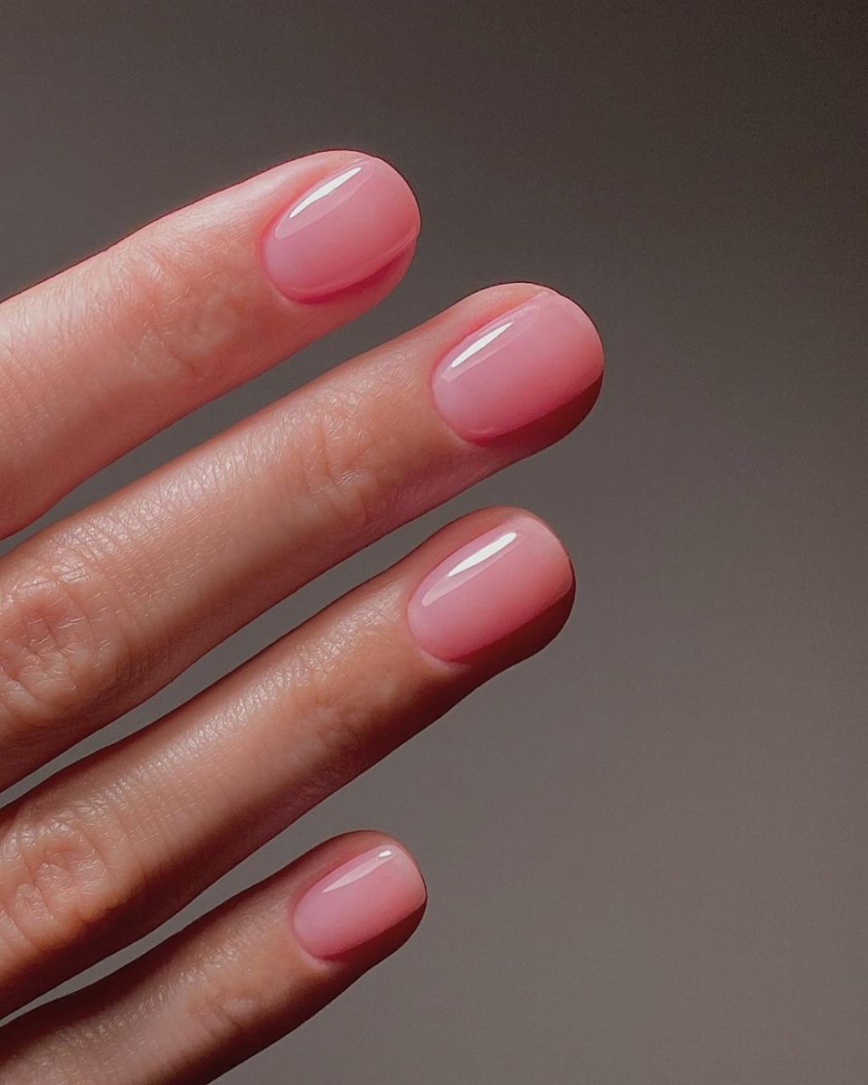 uñas rosadas 