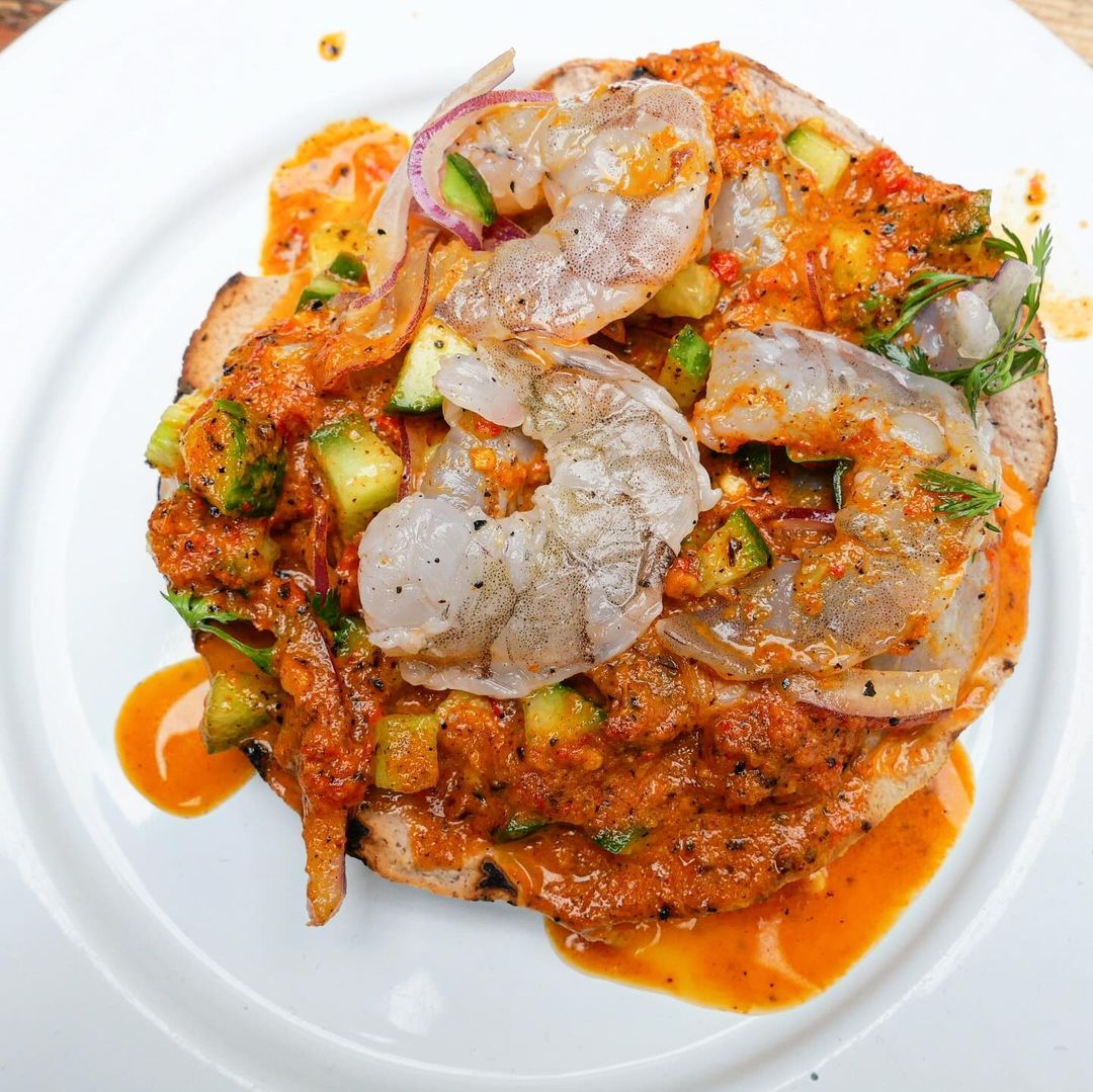 Camarón en Aguachile Martajado