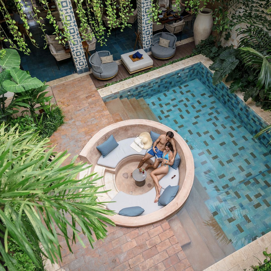 Este hotel boutique se encuentra en el primer Barrio Mágico de Mérida y tiene la alberca más romántica