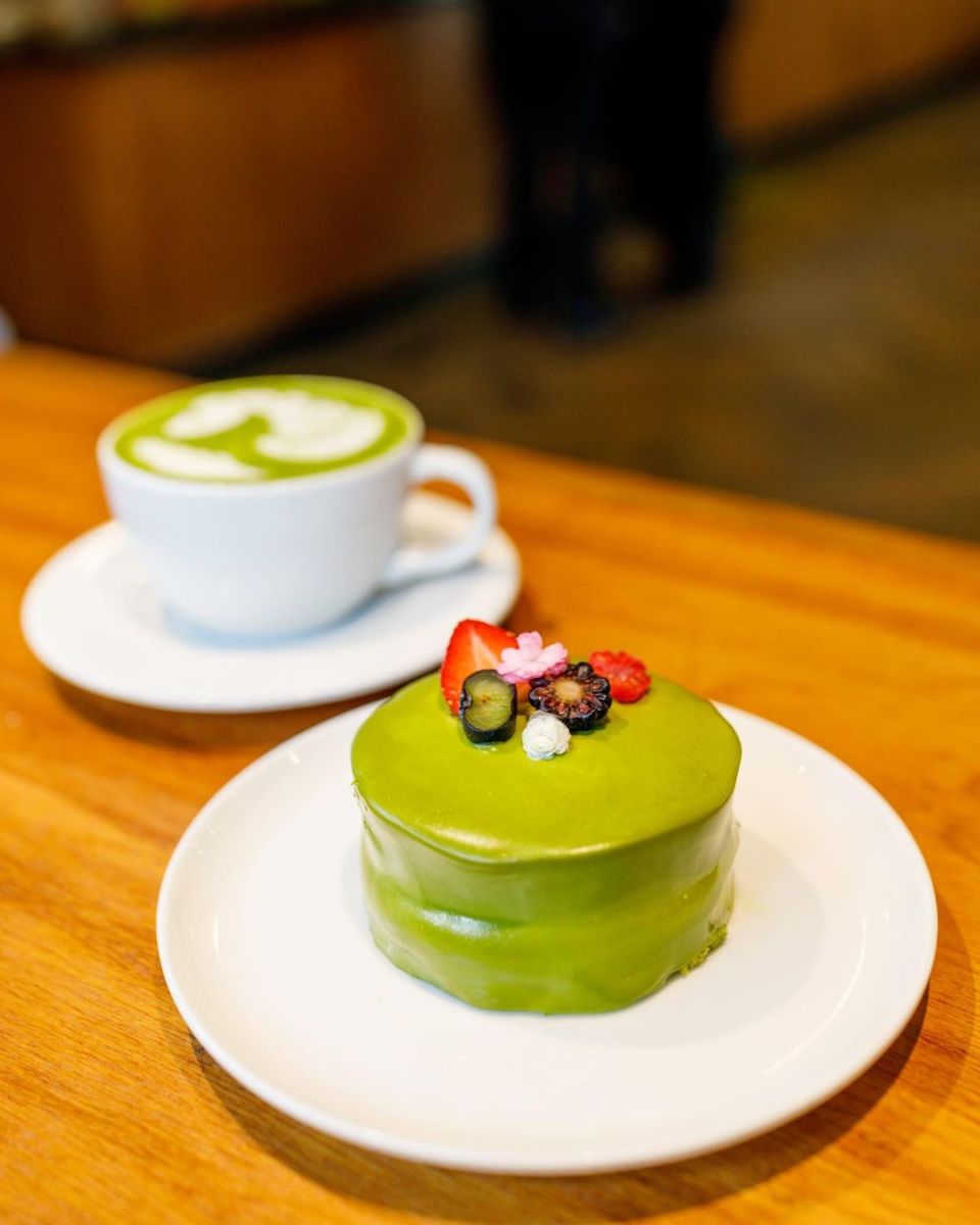 Pastel Kioto matcha