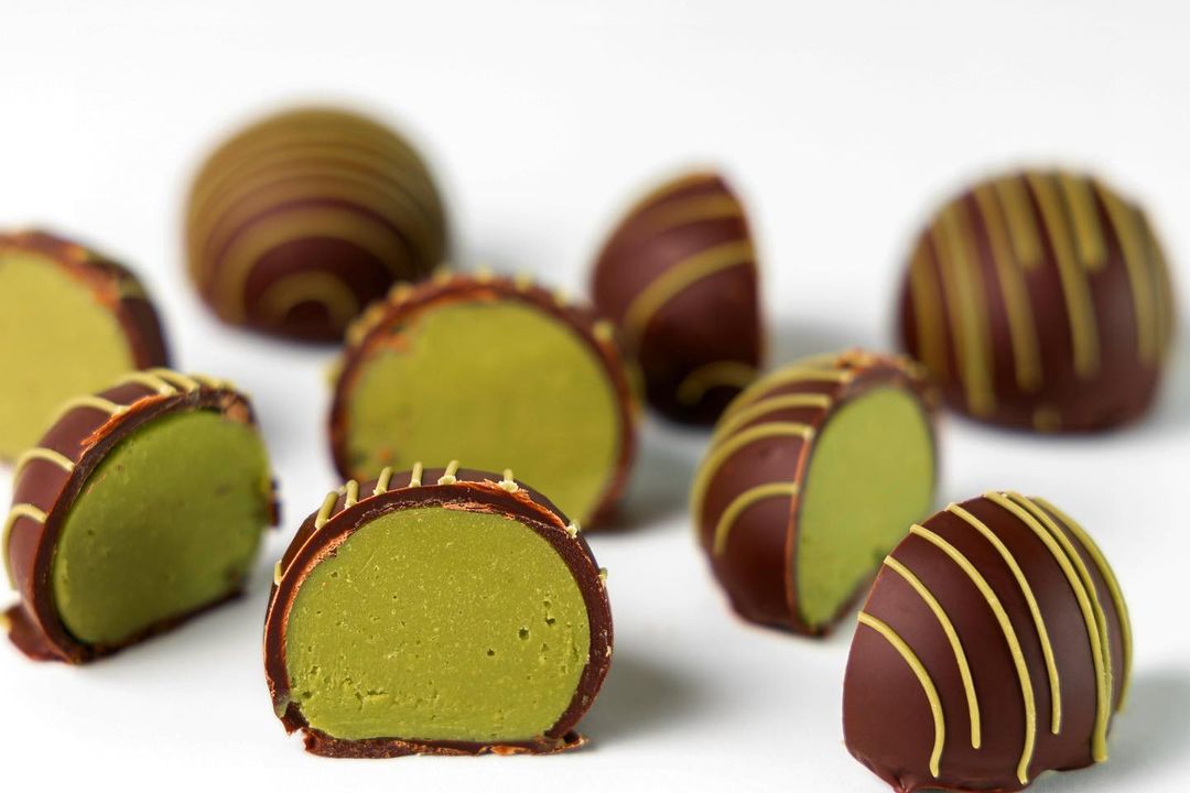 Trufas de matcha