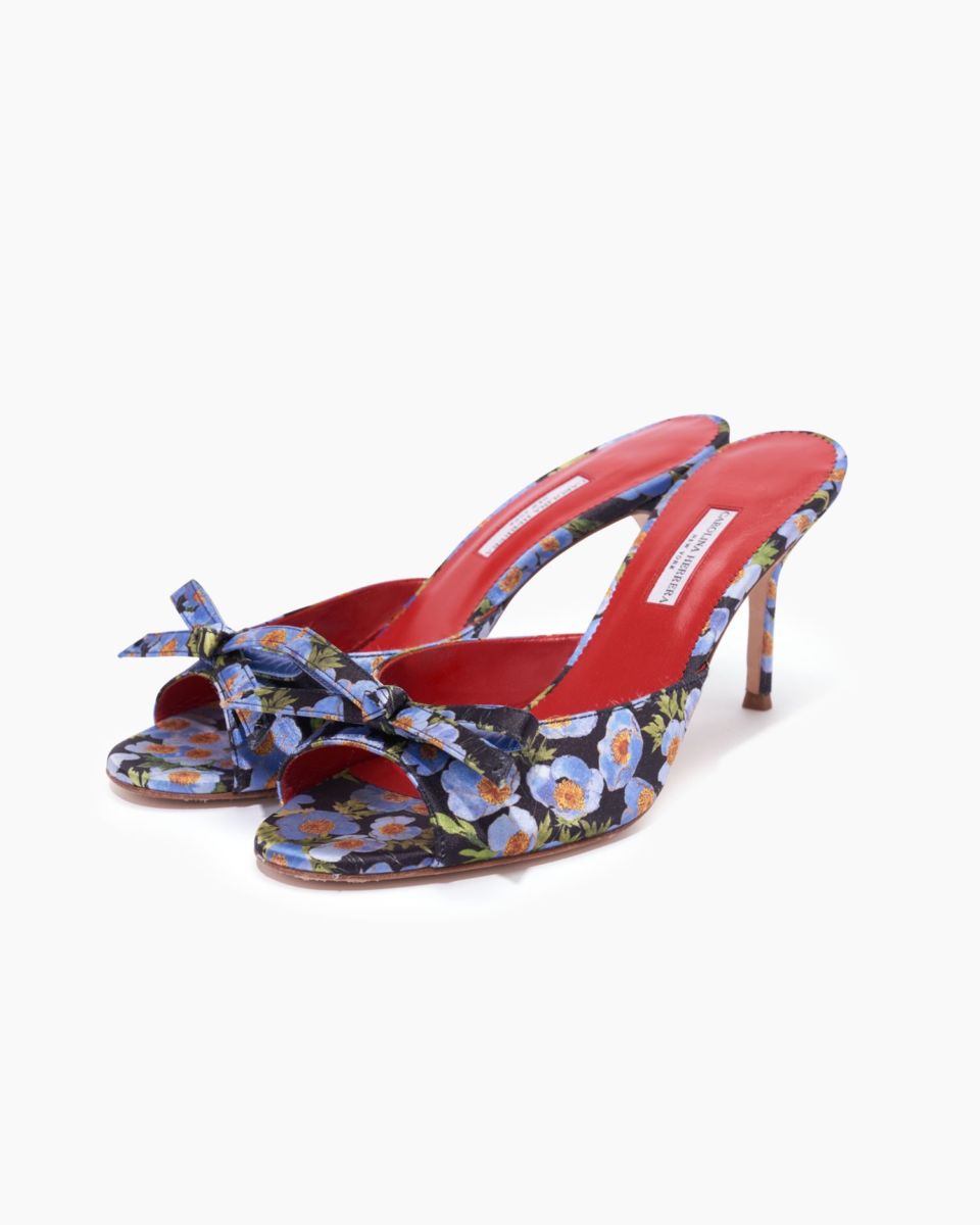 sandalias de flores