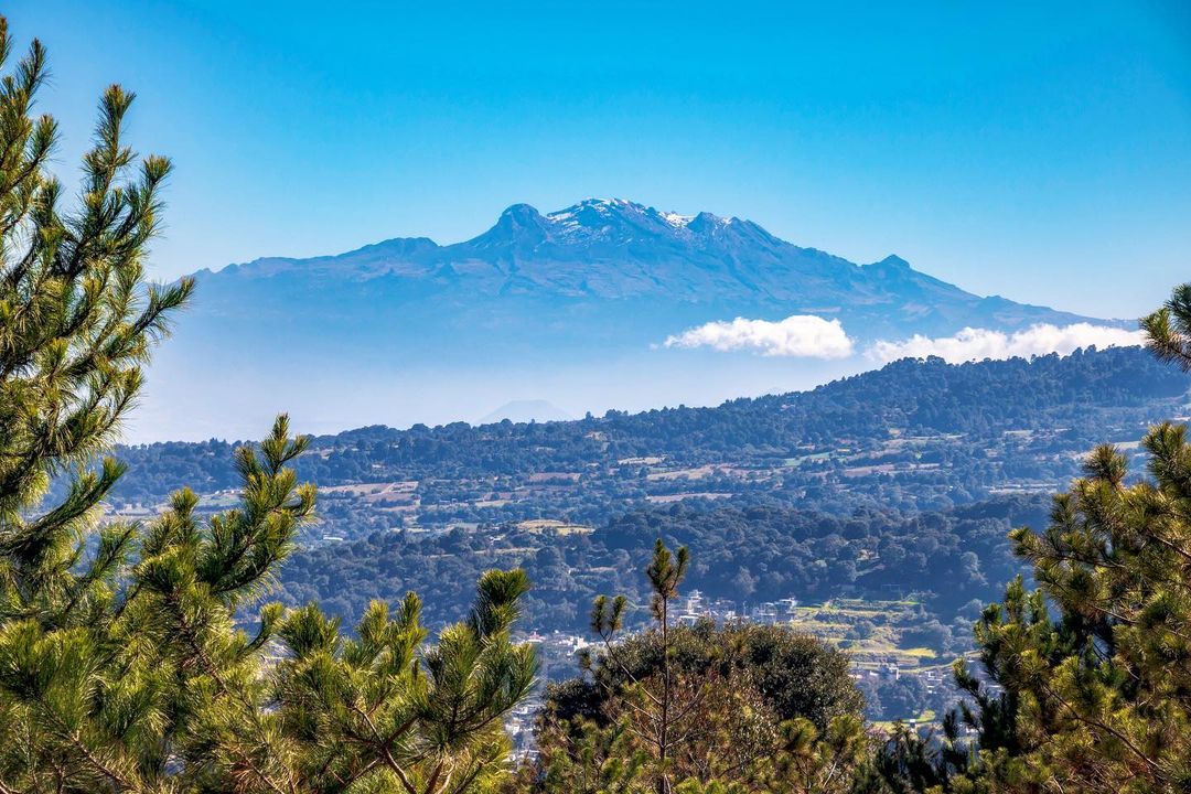 Iztaccíhuatl visto desde el Mirador Picacho Ajusco