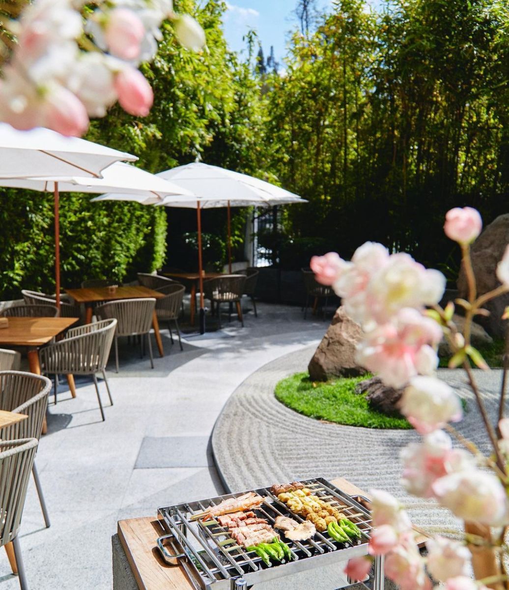 Disfruta de la primavera en Japón pero sin salir de la CDMX en este precioso jardín al aire libre en Polanco