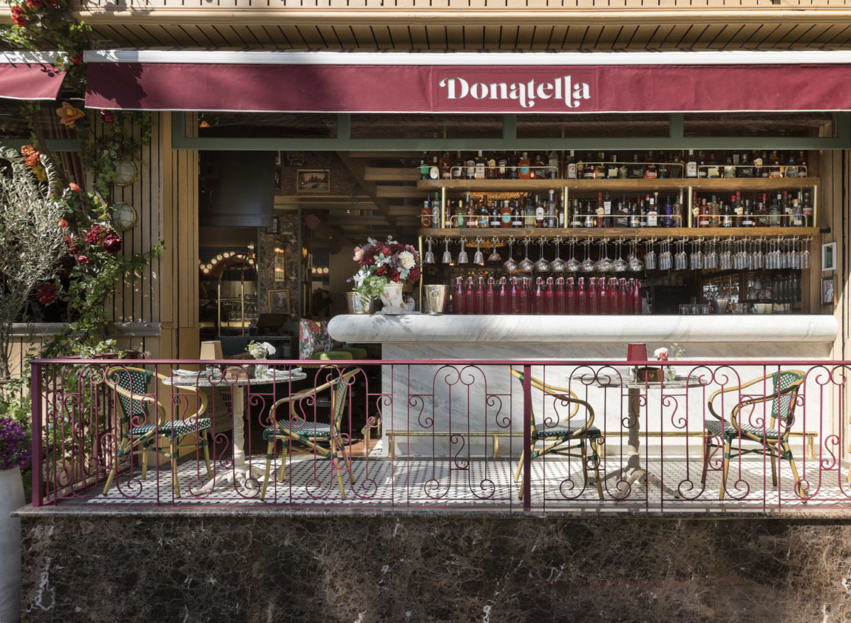 Terraza del restaurante Donatella