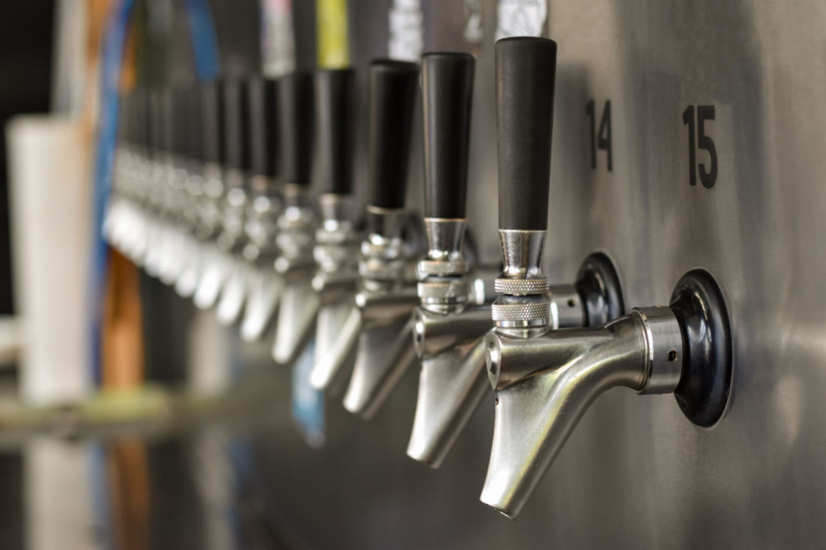 Taproom de cerveza artesanal en la Roma